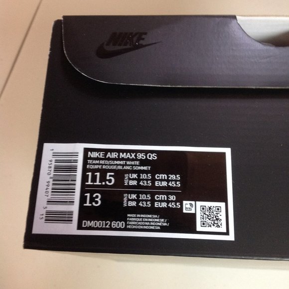 Nike Air Max 95 QS Men's Multicolor Sneakers - 11.5 - New in Box - Picture 12 of 13